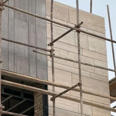 تركيب حجر الرياض للواجهات