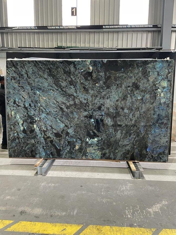 Labradorite Blue Extra 3CM Blue Granite SLAB _ Collection - Stone World